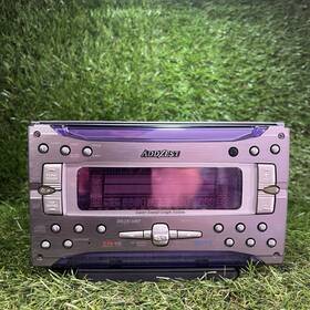 Addzest Dmz815mp Rare In Dash Car Stereo Old School Neon Vintage Tested Manual
