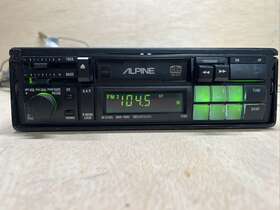 7283 Alpine Am/fm Cassette Pullout Car Stereo As Is Parts
