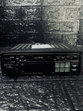 7290ms Alpine 1990 S Car Stereo System With Cassette Deck Pull-out Model