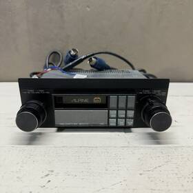 7368 Alpine Vintage Car Stereo Cassette Player Untested