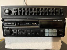 5957s Alpine 7619r Oldschool Cassette Player Cd Changer
