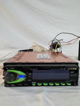 7969r Alpine Cda 7969 Car Radio Stereo Unit Cd Phantom Face. Bad Oled Display 7969r Alpine Cda 7969 Car Radio Stereo Unit Cd Phantom Face. Bad Oled Display