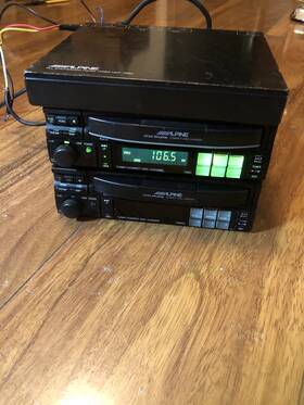 7980m Alpine Cd 7980 Lot 2 Vintage Old School Rare 7980m Alpine Cd 7980 Lot 2 Vintage Old School Rare