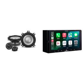 Ilx-w770 Alpine 840425807903 Digital Multimedia Receiver And 1 Pair S2-s40c Type S 4 Inch