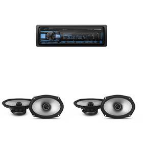 Ute-73bt Alpine 840425810927 Mech-less Digital Bluetooth Media Receiver With 2 Pairs Alp Inch