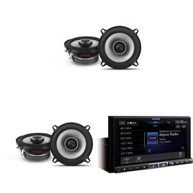 Ilx-507 Alpine 840425846896 7 Inch Multimedia Receiver 2 Pairs S2-s50 5.25 Speakers