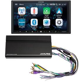 Alpine Alpinebdl221014-01-uob-k Ilx-w650 Compatible With Carplay And Android Auto Includes Kta-450 Amp