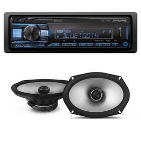 Alpinebdl230810-08-uob-k Alpine Ute-73bt Receiver With S2-s69 6x9 Inch Speakers