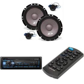 Alpinebdl241010-03-uob-k Alpine Ute-73bt Bluetooth Multimedia Receiver Rue-4360 Remote With Sxe