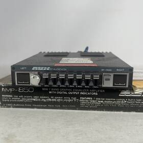 Amp-850 Alpine Old School Car Audio Stereo 7-band Graphic Equalizer Audiovox Vintage Eq