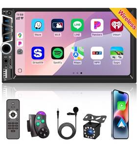 7042-a-e-u Apple Carplay Wireless 7 Inch Double Din Car Stereo Ips Touchscreen