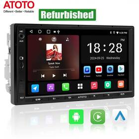 Atoto 6970252672734 Android 7 Inch Car Stereo Radio Gps Navi Chatgpt-ai Dvr Dash And Rear Camera