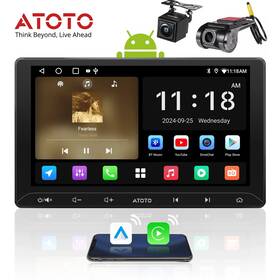 Atoto A5lg211t-s12 A5l 10.1 Inch Android Genai Car Stereo Gps Navi 24b Eq On Dash Dvr Rear Camera