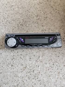 Audiovox Acd26 Rampage Am/fm Cd Radio Faceplate Only