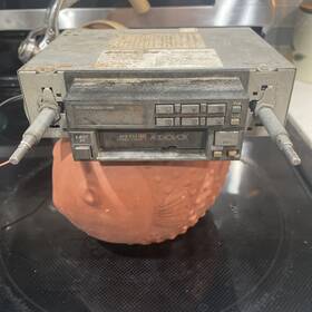 Avx-932 Audiovox Vintage Car Cassette Radio Dashboard