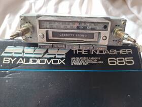 Ft-478 Audiovox Vintage Indasher 685 Am/fm Cassette Car Stereo