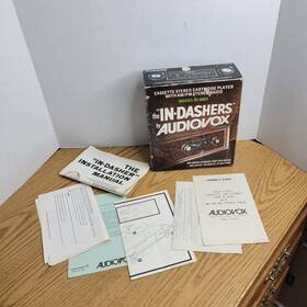 Id-600a Audiovox Box And Manual Only Vintage In Dashers Audio Unit