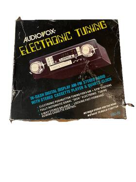 Spx-2369 Audiovox Electronic Tuning Am-fm Stereo Radio Cassette Player Car Untested Vtg Spx-2369 Audiovox Electronic Tuning Am-fm Stereo Radio Cassette Player Car Untested Vtg