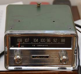 Fm-61 Automatic Vintage Radio Mfg. Co. Vacuum Tube Fm Converter Car Automobile