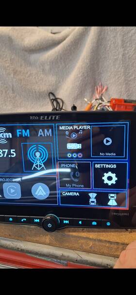 Boss Be10acp.x Elite Sdin Car Stereo Wired Apple Carplay Android Auto