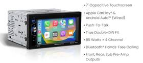 Crbe62cp Boss Premium Audio Be62cp Car Stereo System Apple Carplay