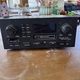 4311365 Chrysler 1984-2002 Vintage Jeep Radio Cassette 431465 Oem Black Quartz Lock