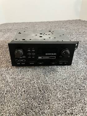 Chrysler 4372442 Vintage Car Radio Model No Stereo Black-untested