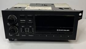 5269122 Chrysler Am Fm Radio Dodge Jeep Stereo Black Oem