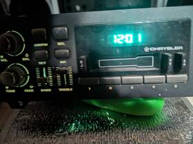 5269185 Chrysler 5269184 I58 Vintage Am/fm Stereo Cassette Deck In Dash Head Unit Pn #5269185