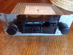 1400rt Clarion Vintage Am Fm Radio Tape Player Car Stereo Cassette Untested Nice