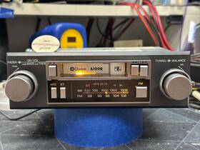 61000r Clarion 6100r # Am/fm Cassette Deck Vintage Old School Stereo Restored Sq