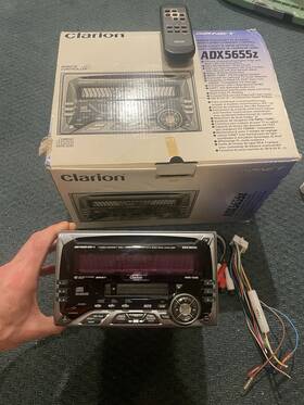 Adx5665z Clarion Adx5654z Radio Cd/cassette Player