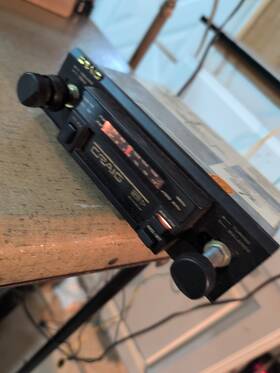 Craig Ag101a Vtg. Untested Am/fm Stereo Cassette Player Car Radio/does Power