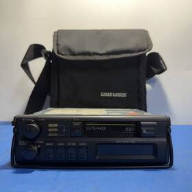 Craig Ag6810 Am/fm Cassette Car Stereo Case Logic Camera Bag Lot Vintage