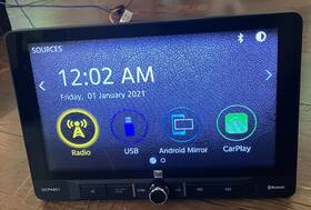 Dcpa901 Dual Electronics 9 Inch Digital Media Receiver Apple Carplay