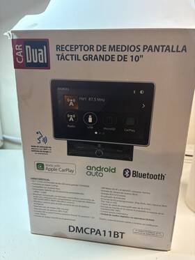 Dmcpa11bt Dual Electronics Car 10 Inch Large Touchscreen Media Receiver Dmc Pa 11 Bt Open Box Untested