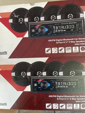 Dual Electronics Xdm17spk4 Car Stereo Only 4 Speaker Set 6.5 Inch