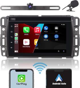 Eaglenav X004oi225l Car Stereo Compatible With Wireless Carplay/android Auto Gmc Sierra Yukon 7ftft