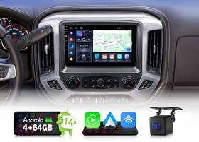Stbcgmsx7ausenm1 Eonon Gmsx7a Android Auto 14 4 64 Car Stereo Carplay Bt For Silverado Gmc Sierra