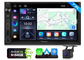 Stbux7ausenu1 Eonon Ux7a Android 14 4 64 Double 2din 7 Inch Car Stereo Radio Gps Carplay Bluetooth
