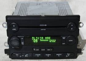 5l3t18c815fa Factory Oem Radio Od3729 Ford F-150 2005 2006 Stereo 6 Disc Changer Cd Player