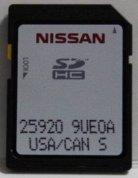 9ue0a Factory Oem Radio Sd123 Nissan Murano 2017 2018 2019 Nav Navigation Map Sd Card 25920
