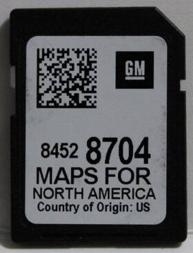 84528704 Factory Oem Radio Sd80 Chevy Silverado 1500 2019 2020 Nav Navigation Map Sd Card
