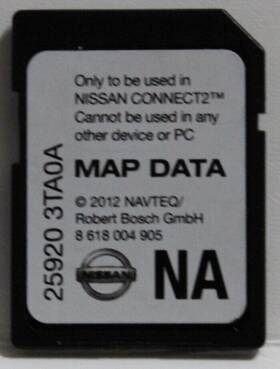 3ta0a Factory Oem Radio Sd84 Nissan Altima Titan Nv200 2013 2014 Navigation Map Sd Card 25920