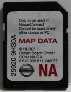 9hs0a Factory Oem Radio Sd85 Nissan Altima Juke Rogue 2015 2016 2017 Nav Navigation Map Sd Card 25920