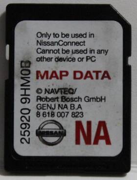 25920 Factory Oem Radio Sd96 Nissan Altima 2014 2015 2016 Nav Navigation Map Sd Memory Card