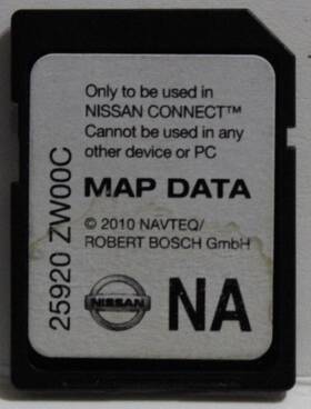 Zw00c Factory Oem Radio Sd97 Nissan Cube Rogue 2010 2011 2012 Nav Navigation Map Sd Card 25920