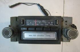 Ford 6l-d6sf-19a168-aa Am/fm Radio Cassette Tape Aeronutronic Original Untested