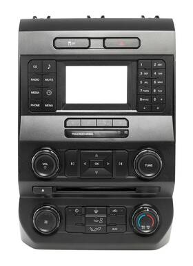 Fl3t-18e243-bnj Ford 2015 F-150 Oem Am Fm Cd Radio And Climate Control Panel