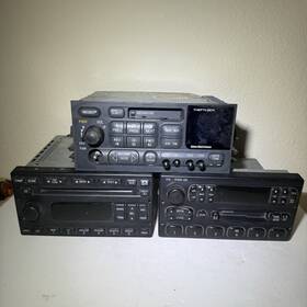 Yc3f-19b132-aa Ford Vintage Bundle Lot Car Stereos Delco Cassette Cd Radio Of 3